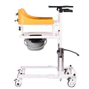Silla Elevadora Hidráulica para Pacientes, Ayuda de Movilidad Metálica para Ancianos Postrados en Cama, Equipo de Transporte y Baño para Enfermería - Product Image 4