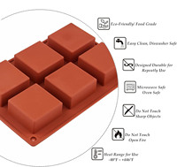 Nouveautés Moules à barres de chocolat profonds Grand et épais Moule à chocolat en silicone pour grande barre de chocolat farcie