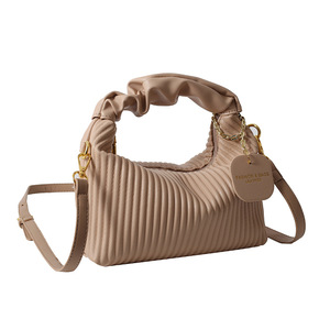Bolso Cuadrado Pequeño Plegable de Diseño Coreano, Bolso de Hombro Moderno para Citas, Bolso Cruzado Fresco y Dinámico para Mujer - Product Image 3