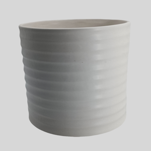 Ventes en gros <span class=keywords><strong>de</strong></span> grands pots en céramique cylindriques pour plantes, pots à plantes blancs mats, tailles D12 / D10, personnalisables, <span class=keywords><strong>poterie</strong></span> pour la maison et le <span class=keywords><strong>jardin</strong></span> - Product Image 5