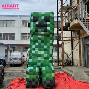 Gigante gonfiabile di verde MC grande fratello del basamento gioco della mascotte per la pubblicità