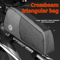 Sac de cadre supérieur de vélo Johorse imperméable, durable et léger en nylon, pochette de selle avant pour VTT et vélo de route