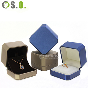 Wholesale Luxury Series Custom Leather <b>Ring</b> <b>Box</b> Leather Necklace Bracelet Set Jewelry Packaging - Product Image 2