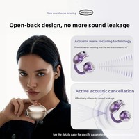 Casque Sportif Sans Fil GTS15 pour Oreille avec Clip, Conception Étanche, Commande Vocale et Haute Qualité Sonore