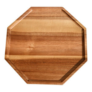 Youlike Wholesales Assiette de service de fruits à dessert octogonale en bois de qualité supérieure, plateau de service, ensemble de planche à charcuterie apéritif - Product Image 5