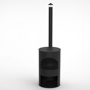 <span class=keywords><strong>Chimenea</strong></span> de Leña para Patio Kf con Altura Ajustable, Inserto de <span class=keywords><strong>Chimenea</strong></span> de Leña Resistente para Exteriores - Product Image 5