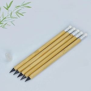 Lápiz Eterno de Bambú y Madera con Borrador para Escribir Continuamente, con Logotipo Personalizado, para Niños y Estudiantes, Venta al Por Mayor - Product Image 3