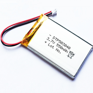 Batterie Rechargeable <span class=keywords><strong>Li</strong></span> Polymère 3.7v <span class=keywords><strong>Li</strong></span>-ion 500mAh 550mAh 600mAh Batterie <span class=keywords><strong>503040</strong></span> 502540 avec Connecteur Personnalisé - Product Image 3