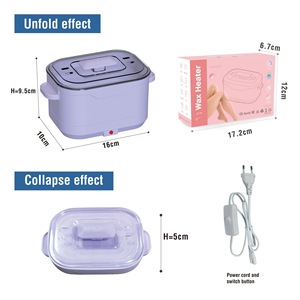 Petit chauffe-cire portable violet antiadhésif pour l'épilation et le raffermissement de la peau pour les soins corporels - Product Image 3