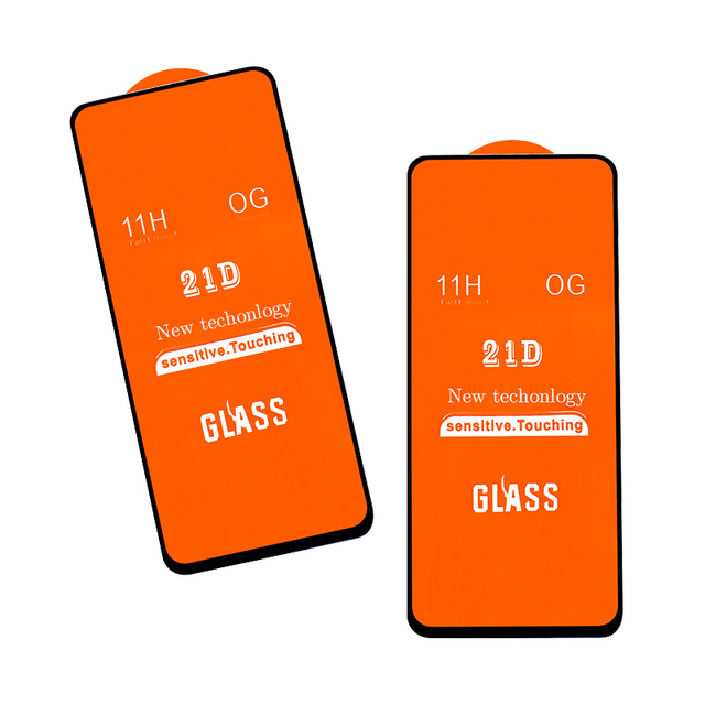 21D Tempered Glass Screen Protector for iPhone X/XR/11/12/13 Protective Film Phone Glass for Samsung A10 A20 A30 M30 M50 S24 S25