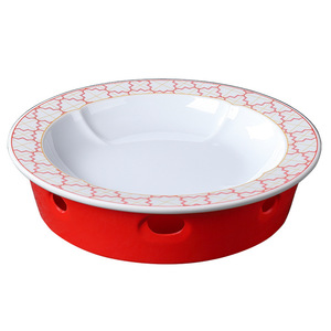 Assiette de présentation simple et haute pour fruits de mer, imitation porcelaine, 18 cm, durable, pour plats froids d'hôtel, usage commercial - Product Image 5