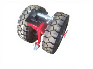 Rodízios de Borracha Sólida de 25 Polegadas com Quatro Rodas Suportando 20 Toneladas de Resistência ao Deslizamento Alta Temperatura e Baixa Temperatura. - Product Image 5