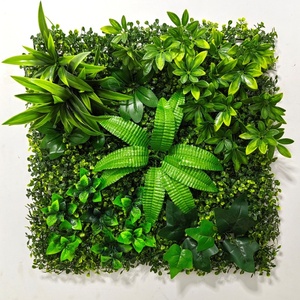 Panels Artificial Hedge Fence Backdrop Grass Wall Artificial Stone Panel <strong>Rose</strong> Mini Flower Bushes Hanging Artificial <strong>Moss</strong> Wall - Product Image 3