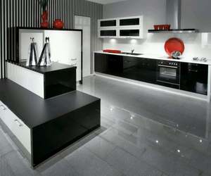 Hot <b>Sale</b> Kitchen Cabinet Black Modern Kitchen Cabinet Kitchen Cabinets Complete Sets - Product Image 3