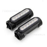 Pare-chocs anti-chute avec éclairage de jour à LED modifié pour moto, universel