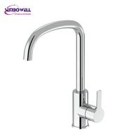 Robinet de lavabo mural Sembowell de haute qualité, finition chromée, robinet de lavabo encastré mural