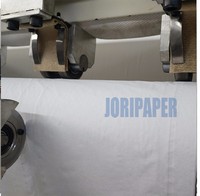 Machine de pliage de mouchoirs en papier à 7 lignes, pliage en V, avec emballage individuel en sac plastique souple