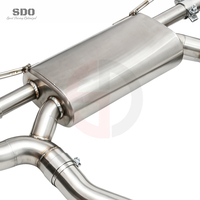 Tuyaux d'échappement arrière SD SUS304 pour BMW M5 F90 V8 4.4T 2018-2023, système d'échappement à soupape électronique haute performance avec silencieux