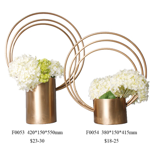 Indian wedding decoration wedding items Gold <span class=keywords><strong>table</strong></span> center pieces rustic decoration for wedding accessories flower - Product Image 5