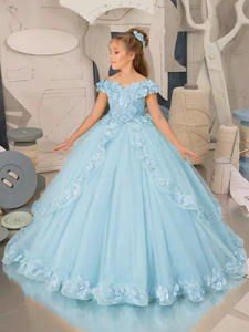 S0851N 2026 Nuevo Vestido <span class=keywords><strong>de</strong></span> Princesa <span class=keywords><strong>de</strong></span> Satén <span class=keywords><strong>para</strong></span> <span class=keywords><strong>Fiesta</strong></span> <span class=keywords><strong>de</strong></span> Cumpleaños, Boda, Niña <span class=keywords><strong>de</strong></span> las Flores, Vestido Hinchado - Product Image 5