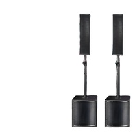 Sistema de Sonido PA Profesional para Exteriores con Subwoofer Activo de 12 Pulgadas, Altavoces de Columna Line Array con DSP