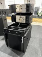 Speaker Line Array Pasif PA-V20 Bi-Amp 8 Ohm Dual 10-Inch Neodymium untuk Audio Konser