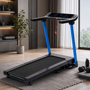 Tapis roulant K-FIT GSTA-4510 avec inclinaison automatique 15 niveaux, 14 km/h, moteur 2,5 CV, 12 programmes, Bluetooth, MP3, USB, capteur de pouls, fitness à domicile - Product Image 5