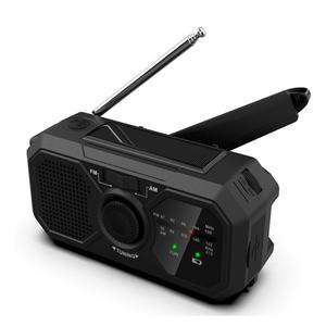 Nueva Radio de Emergencia Multifuncional AM/FM/WB con Manivela de Carga Solar, Linterna y Banco de Energía - Product Image 2