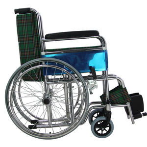 Fauteuil roulant manuel pliable léger et portable, petit modèle pour usage domestique, personnes âgées, handicapés, enfants, sur mesure HJK W809R - Product Image 1