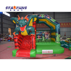 Videur gonflable <span class=keywords><strong>Dragon</strong></span> Maison gonflable pour tout-petits avec toboggan Combo Château gonflable <span class=keywords><strong>Dragon</strong></span> Château de saut gonflable avec toboggan - Product Image 1