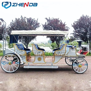 Carruaje Turístico Azul Personalizado de Tres Filas/Carruaje Turístico de Alta Calidad para Vacaciones/Carruaje Eléctrico Directo de Fábrica - Product Image 5