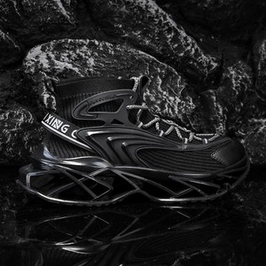 Chaussures de sport décontractées respirantes à logo personnalisé pour hommes, baskets tendance à tige haute pour le dropshipping - Product Image 4