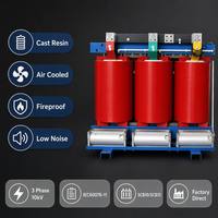 Transformador de Tipo Seco Wanbo-389 de 500 kVA, 10 kV, Cobre, Trifásico, Refrigerado por Aire, para Uso en Interiores, Bajo Ruido, para Centros de Datos y Hospitales