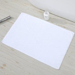 Tapis antidérapant 100 % coton pour chambre d'hôtes, jacquard blanc, absorbant l'eau, épaissi, fournitures hôtelières, <span class=keywords><strong>serviette</strong></span> de sol pour salle de bain - Product Image 6
