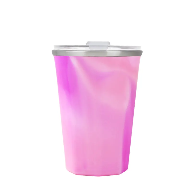 Venta caliente Calcomanía de diseño Chapado en oro rosa Regalos de porcelana Tazas de cerámica Tazas para juego Coffee Cop