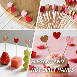 Stuzzicadenti Moderni Monouso in Bambù <span class=keywords><strong>per</strong></span> Frutta e Decorazioni Torte 12cm - Vendita Diretta dalla Fabbrica <span class=keywords><strong>per</strong></span> Matrimoni, <span class=keywords><strong>Compleanni</strong></span>, San Valentino - Product Image 4