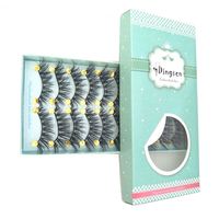 Faux cils 3d en vison, extension pour les paupières, produits de maquillage pour les yeux, nouveau modèle, 10 paires