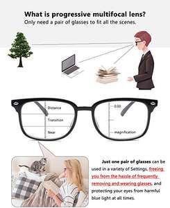 <span class=keywords><strong>Gafas</strong></span> de lectura graduadas para hombres y mujeres, anteojos de lectura con bloqueo de luz azul, lentes ajustables, lectores de <span class=keywords><strong>gafas</strong></span> - Product Image 6