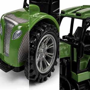 Tractor de juguete RC de 4 canales con faros, camión de granja a control <span class=keywords><strong>remoto</strong></span> para niños, regalo en caja con ventana - Product Image 3