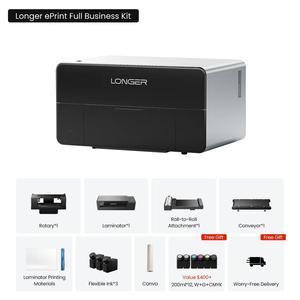 เครื่องพิมพ์ยูวีแบบสองหัว รุ่น EPrint สภาพใหม่ 12 ช่องหมึก พิมพ์อัตโนมัติเต็มรูปแบบ สำหรับสิ่งทอ กระดาษการ์ด พิมพ์ลายสามมิติแท้ รับประกัน 1 ปี - Product Image 3