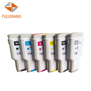 FULUXIANG <span class=keywords><strong>Cartouche</strong></span> jet d'encre couleur remanufacturée <span class=keywords><strong>730</strong></span> 300ml compatible avec les imprimantes <span class=keywords><strong>HP</strong></span> DesignJet T1600 T2600 T1700 - Product Image 2
