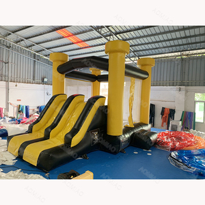 Casa di rimbalzo commerciale con scivolo per bambini saltellanti gioco rimbalzo gonfiabile buttafuori castello scivolo - Product Image 2