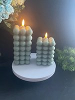 Bubble Cube LED-Kerze - Geeignet für Verschiedene Anlässe wie Heimdekoration, Hochzeiten und Feste.