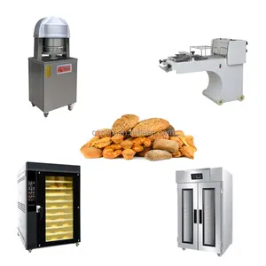 Ticari paslanmaz çelik pişirme ekmek ekipmanları hamur fermantasyon makinesi ekmek hamur karıştırma makinesi