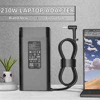 Adaptateur d'alimentation pour ordinateur portable H 200W 19.5V DC pour ordinateurs portables de jeu de 15/16 pouces (Transcend Victus 16 ZBook Fury 16 G8/G9/G10) Chargeur