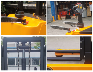 Montacargas Eléctrico YCMG de 2 Toneladas, 2000 kg, Batería de Litio, Elevación de 12 m, Mástil Libre Completo para Almacenes con Pasillos Estrechos, CE ISO - Product Image 5