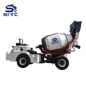 High Efficiency Self Loading Mixer Truck 4m3 4X4 Diesel Self Loading Concrete Mixer Trucks Used In Cement Mixing For Sale
