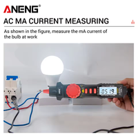 Multimètre numérique A3004, 4000 comptes, précision 0,1, testeur de tension/courant AC/DC 600V, mesure de la capacité et de la résistance