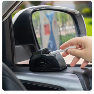 Nouveau mini cendrier de <span class=keywords><strong>voiture</strong></span> portable en ABS, coupe-vent, avec couvercle <span class=keywords><strong>coulissant</strong></span>, cendrier poubelle - Product Image 2