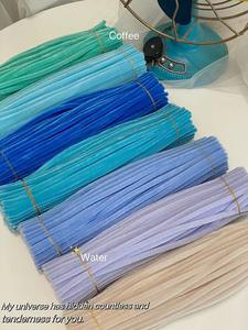 อุปกรณ์ตกแต่งดอกไม้ขายส่ง 100 ชิ้น/มัด ที่ปัดฝุ่นทำจากท่อ  แท่งขนฟู  ลวดเชนิลล์  สำหรับงาน DIY ศิลปะและงานฝีมือ - Product Image 4